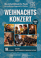 Logo Weihnachtskonzert der Berufsfachschule für Musik Plattling