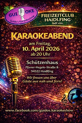 Banner FCH: Karaokeabend