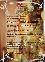 Logo ADVENTAUSSTELLUNG im Pfarrsaal