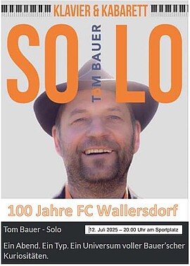 Banner Gründungsfest 100 Jahre FC Wallersdorf 1925 e.V.