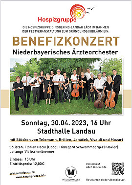 Banner Online: Benefizkonzert – Niederbayerisches Ärzteorchester 30.04.2023