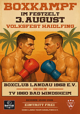 Banner PREMIERE: Boxkampf im Haidlfinger Festzelt | FREIER EINTRITT!